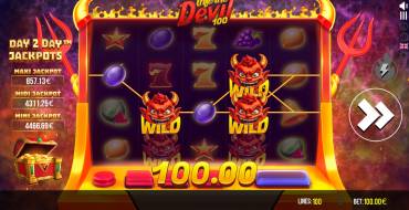 Inferno Devil 100: Выигрыши