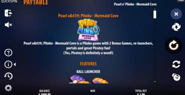 Pearl o’ Plinko – Mermaid Cove: Таблица выплат