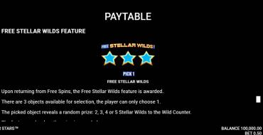 Stellar Stars: Бонусные игры